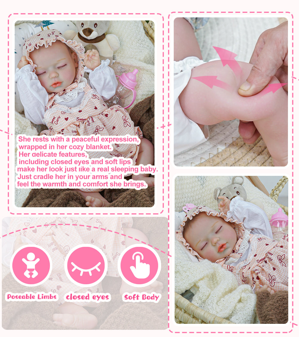 Twin- Realistische Reborn Babypuppe