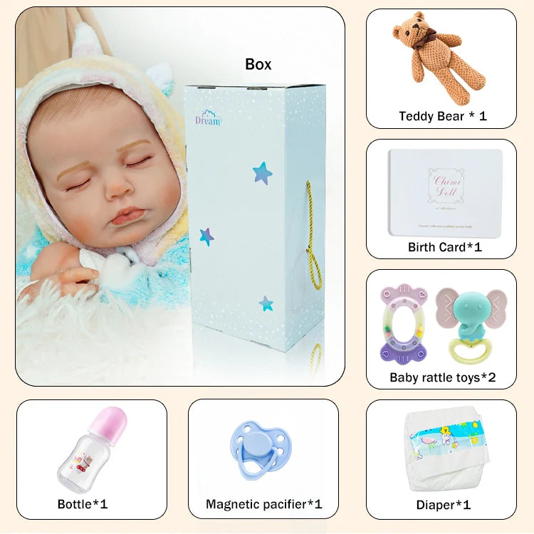 Hollis - Reborn Baby Doll - 20 inches